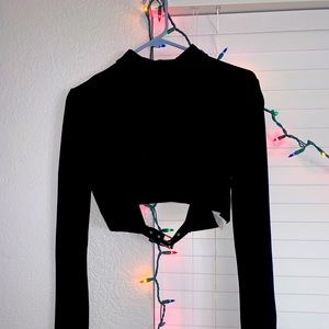 Turtle neck crop top